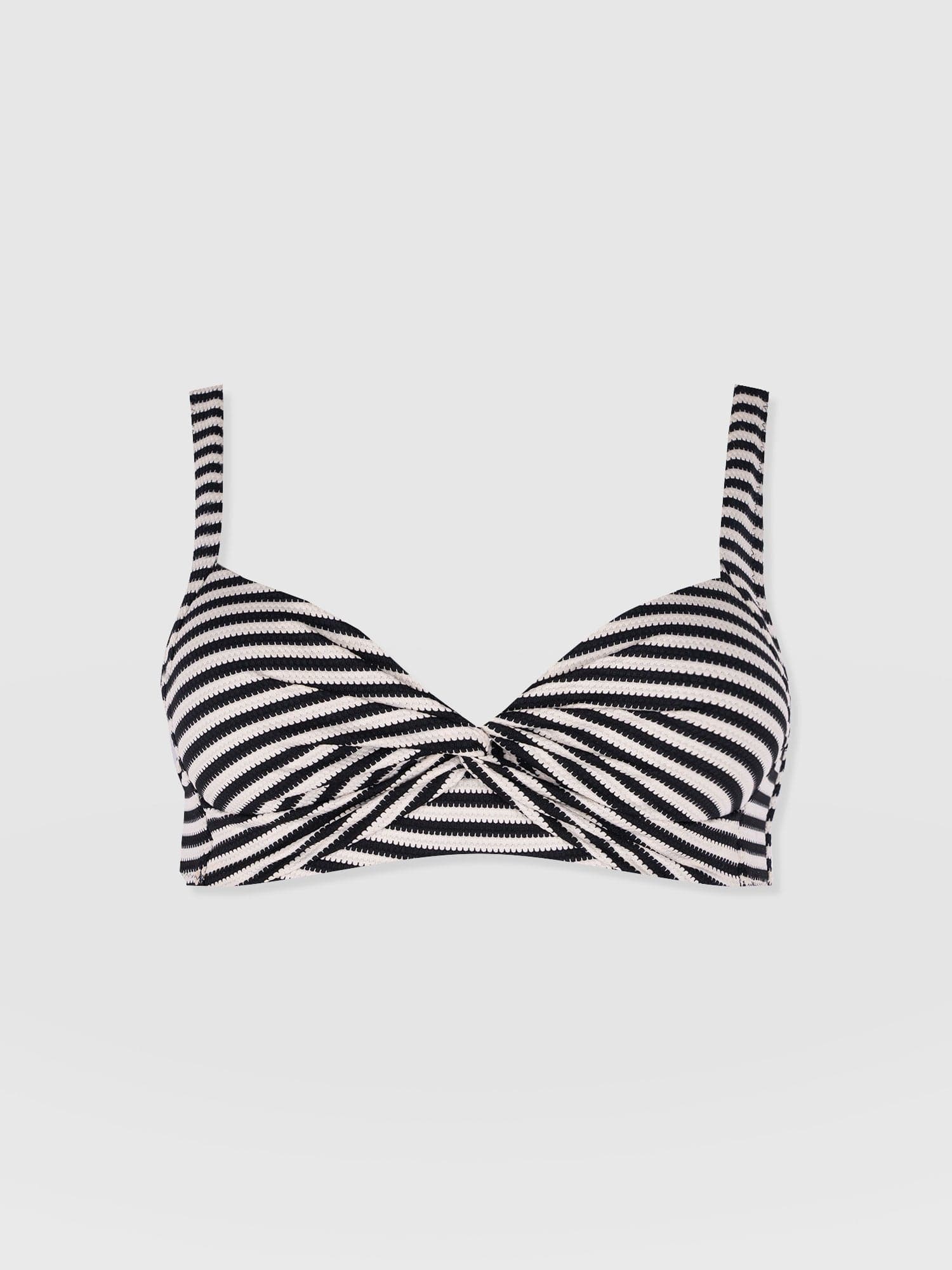 Jesse Twist Front Bikini Top - Stripe - Women's Swimwear | Saint + Sofia® EU